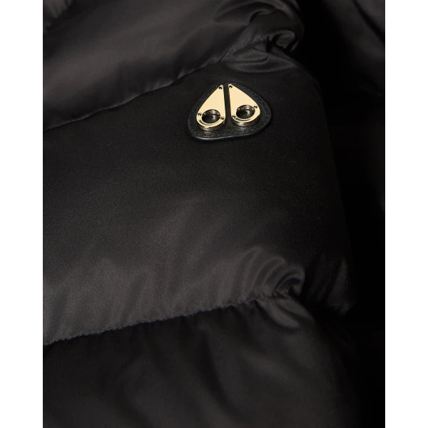 Moose Knuckles Northbound Fox Fur & Down Jacket in Black | Jackets | Coveti