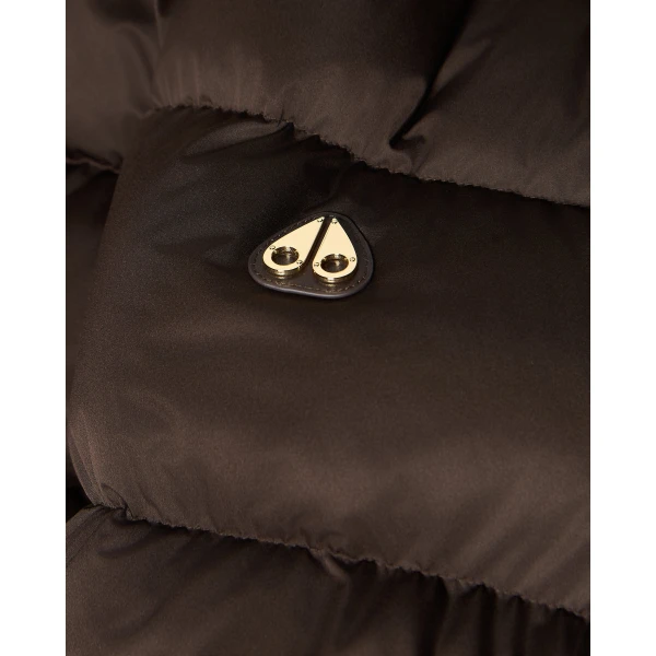 Moose Knuckles Northbound Fox Fur & Down Jacket in Espresso | Jackets | Coveti