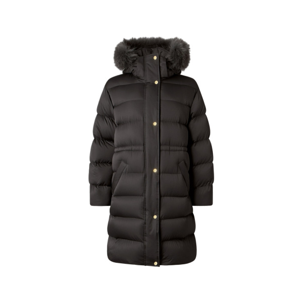 Moose Knuckles Northbound Fox Fur & Down Parka in Black | Coveti