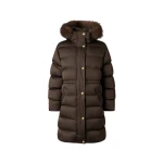 Moose Knuckles Northbound Fox Fur & Down Parka in Espresso | Coveti