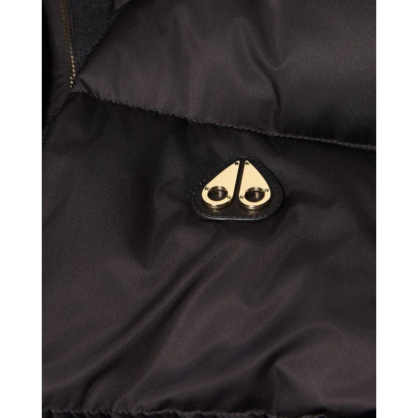 Moose Knuckles Northbound Fox Fur & Down Vest in Black | Vests | Coveti