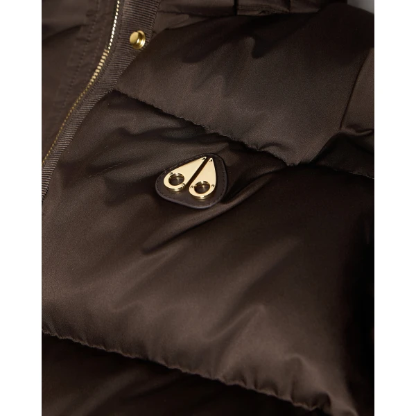 Moose Knuckles Northbound Fox Fur & Down Vest in Espresso | Vests | Coveti