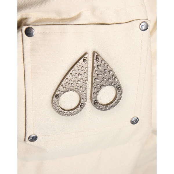 Moose Knuckles Original 3Q Down Jacket in Alabaster and Bronze | Men Jackets | Coveti