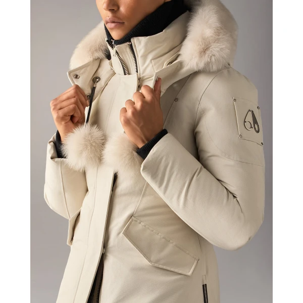 Moose Knuckles Original 3Q Down Jacket in Alabaster | Jackets | Coveti
