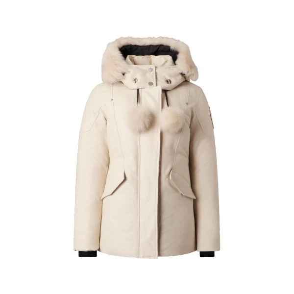 Moose Knuckles Original 3Q Down Jacket in Alabaster | Coveti