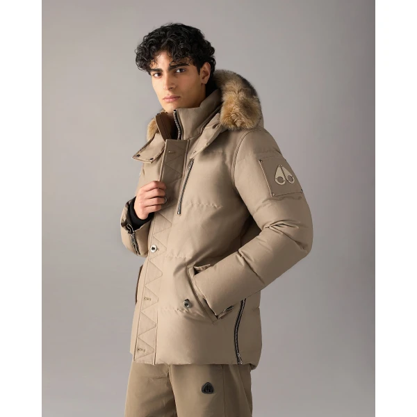 Moose Knuckles Original 3Q Down Jacket in Ashen and Bronze | Men Jackets | Coveti