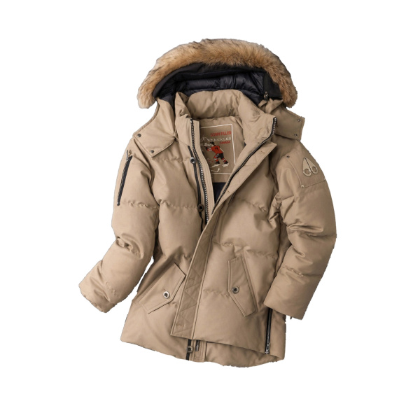 Moose Knuckles Original 3Q Down Jacket in Ashen and Bronze | Coveti