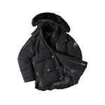 Moose Knuckles Original 3Q Down Jacket in Black | Coveti