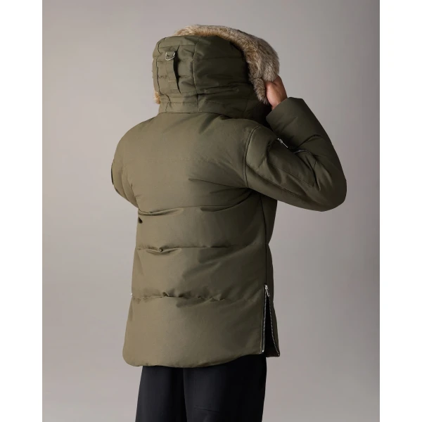 Moose Knuckles Original 3Q Down Jacket in Combat and Bronze | Men Jackets | Coveti