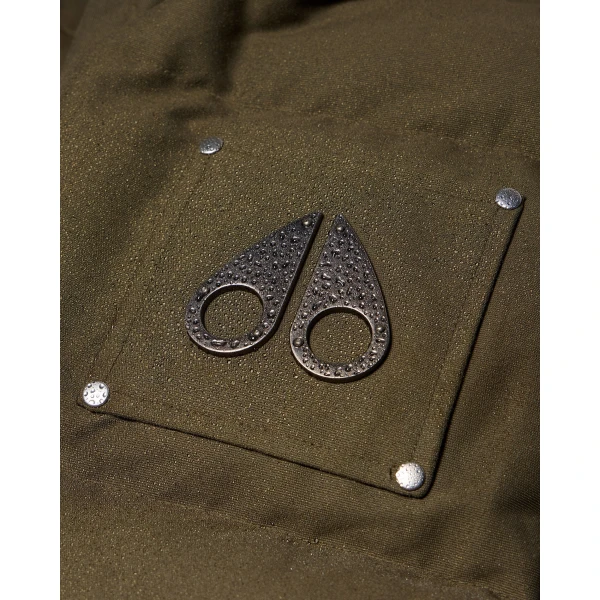 Moose Knuckles Original 3Q Down Jacket in Combat and Bronze | Men Jackets | Coveti