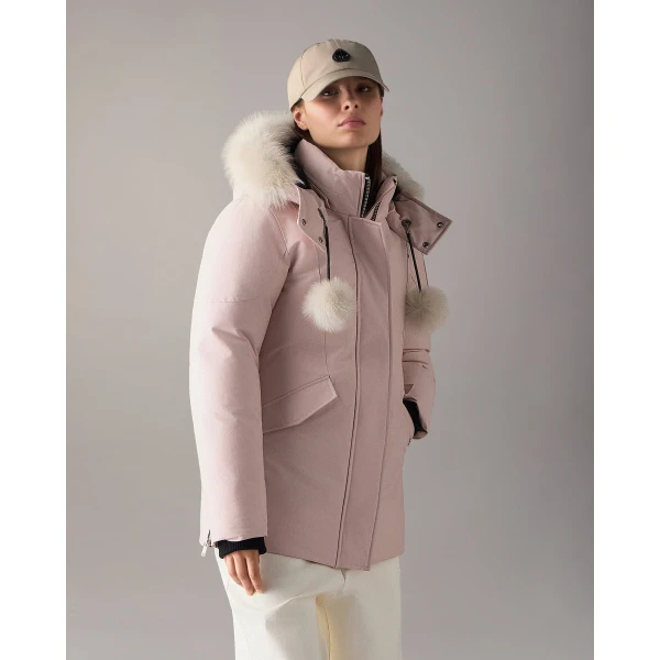 Moose Knuckles Original 3Q Down Jacket in Rosewood and Alabaster | Jackets | Coveti