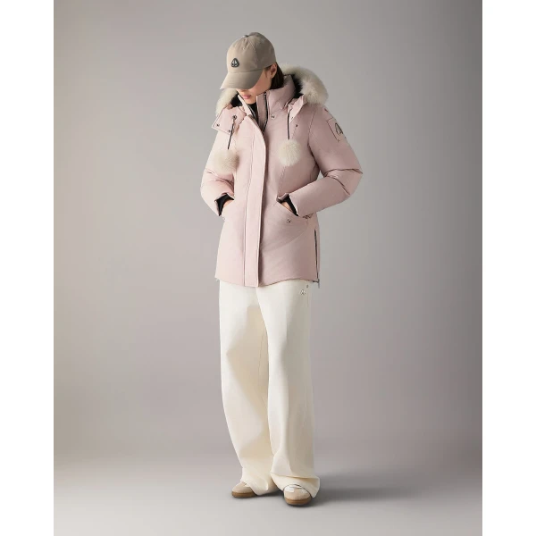 Moose Knuckles Original 3Q Down Jacket in Rosewood and Alabaster | Jackets | Coveti