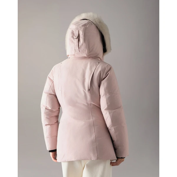 Moose Knuckles Original 3Q Down Jacket in Rosewood and Alabaster | Jackets | Coveti