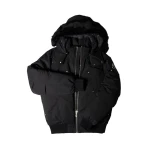 Moose Knuckles Original Ballistic Down Bomber in Black | Coveti
