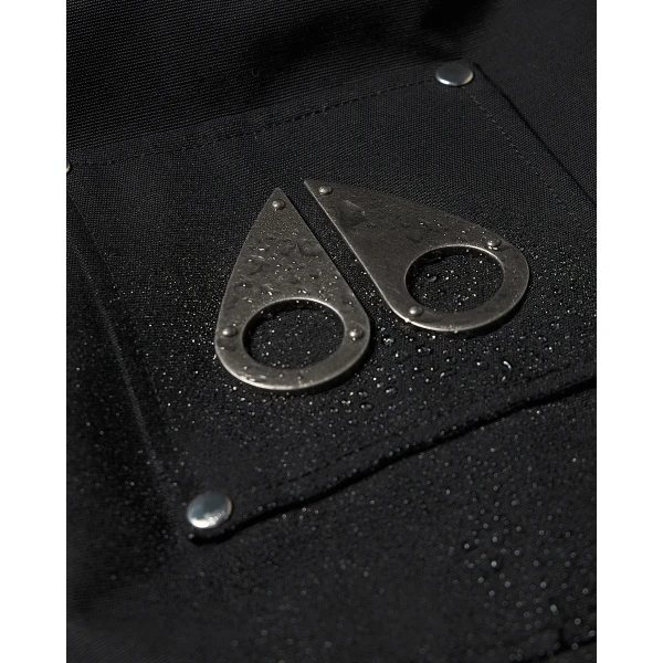 Moose Knuckles Original Ballistic Down Bomber in Black | Men Jackets | Coveti