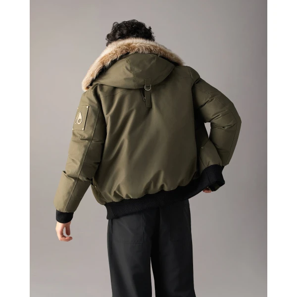 Moose Knuckles Original Ballistic Down Bomber in Combat and Bronze | Men Jackets | Coveti