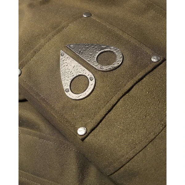 Moose Knuckles Original Ballistic Down Bomber in Combat and Bronze | Men Jackets | Coveti