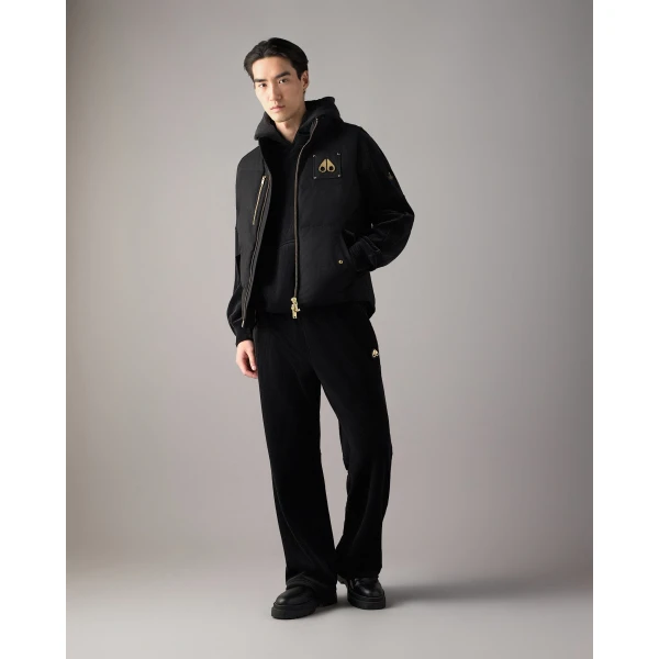 Moose Knuckles Original Gold Series Westmount Down Vest in Black | Men Jackets | Coveti