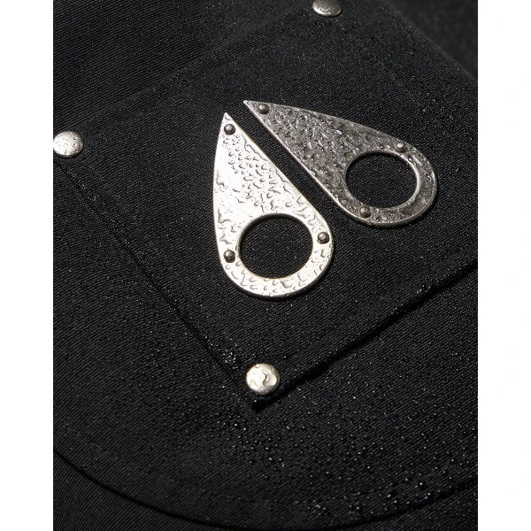 Moose Knuckles Original Stirling Down Parka 2.0 in Black and Bronze | Men Coats | Coveti
