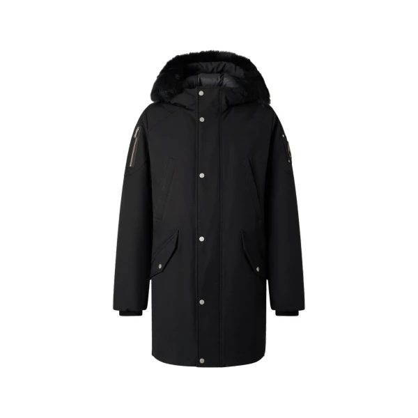 Moose Knuckles Original Stirling Down Parka 2.0 in Black | Coveti