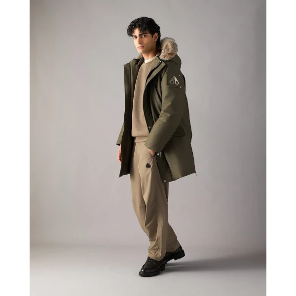 Moose Knuckles Original Stirling Down Parka 2.0 in Combat and Bronze | Men Coats | Coveti