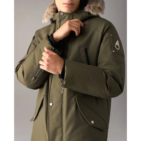 Moose Knuckles Original Stirling Down Parka 2.0 in Combat and Bronze | Men Coats | Coveti