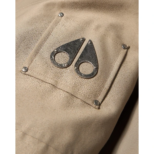 Moose Knuckles Original Stirling Down Parka in Ashen and Bronze | Coats | Coveti