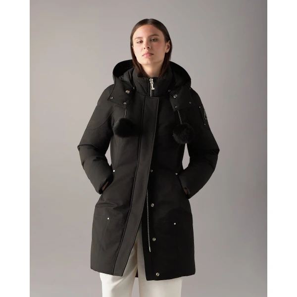 Moose Knuckles Original Stirling Down Parka in Black | Coats | Coveti