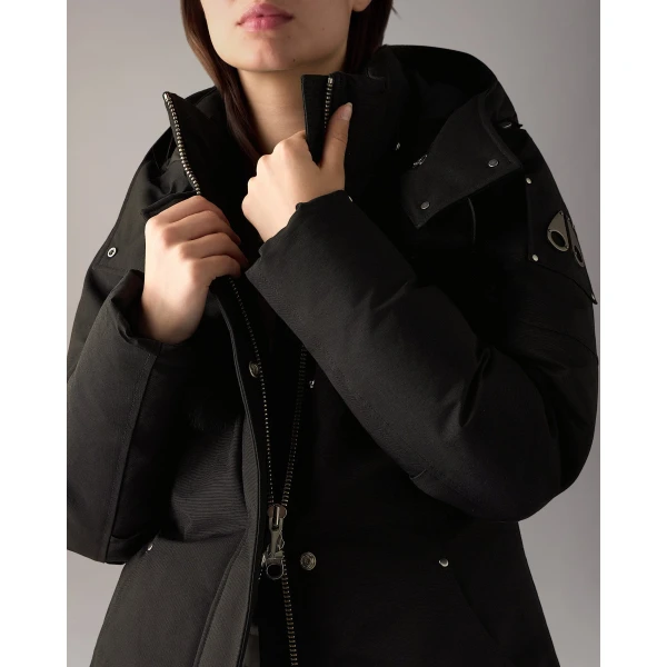 Moose Knuckles Original Stirling Down Parka in Black | Coats | Coveti