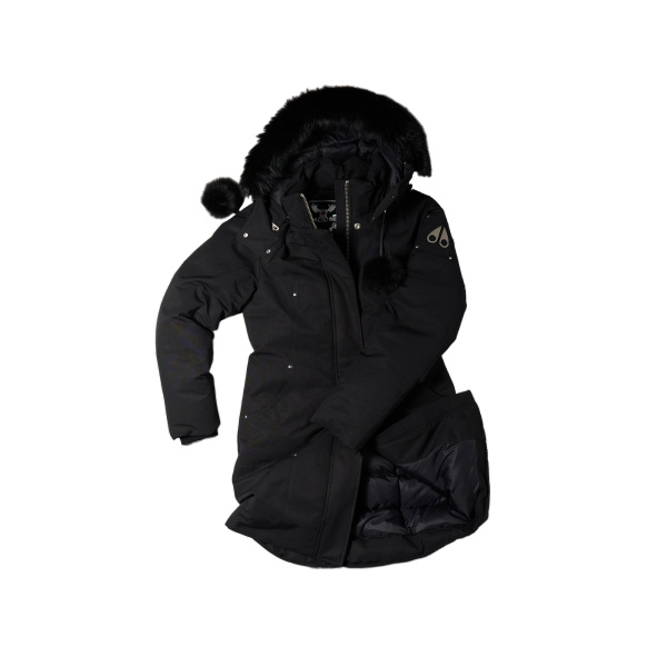 Moose Knuckles Original Stirling Down Parka in Black | Coveti