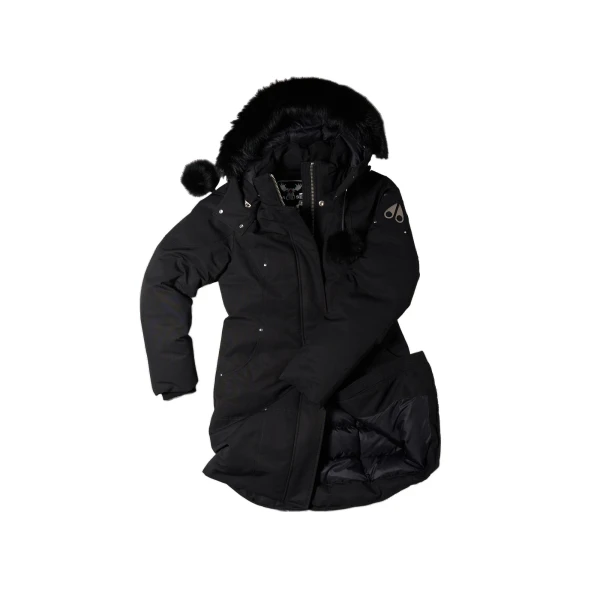 Moose Knuckles Original Stirling Down Parka in Black | Coveti