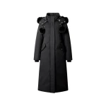 Moose Knuckles Original Stirling Long Down Parka in Black | Coveti