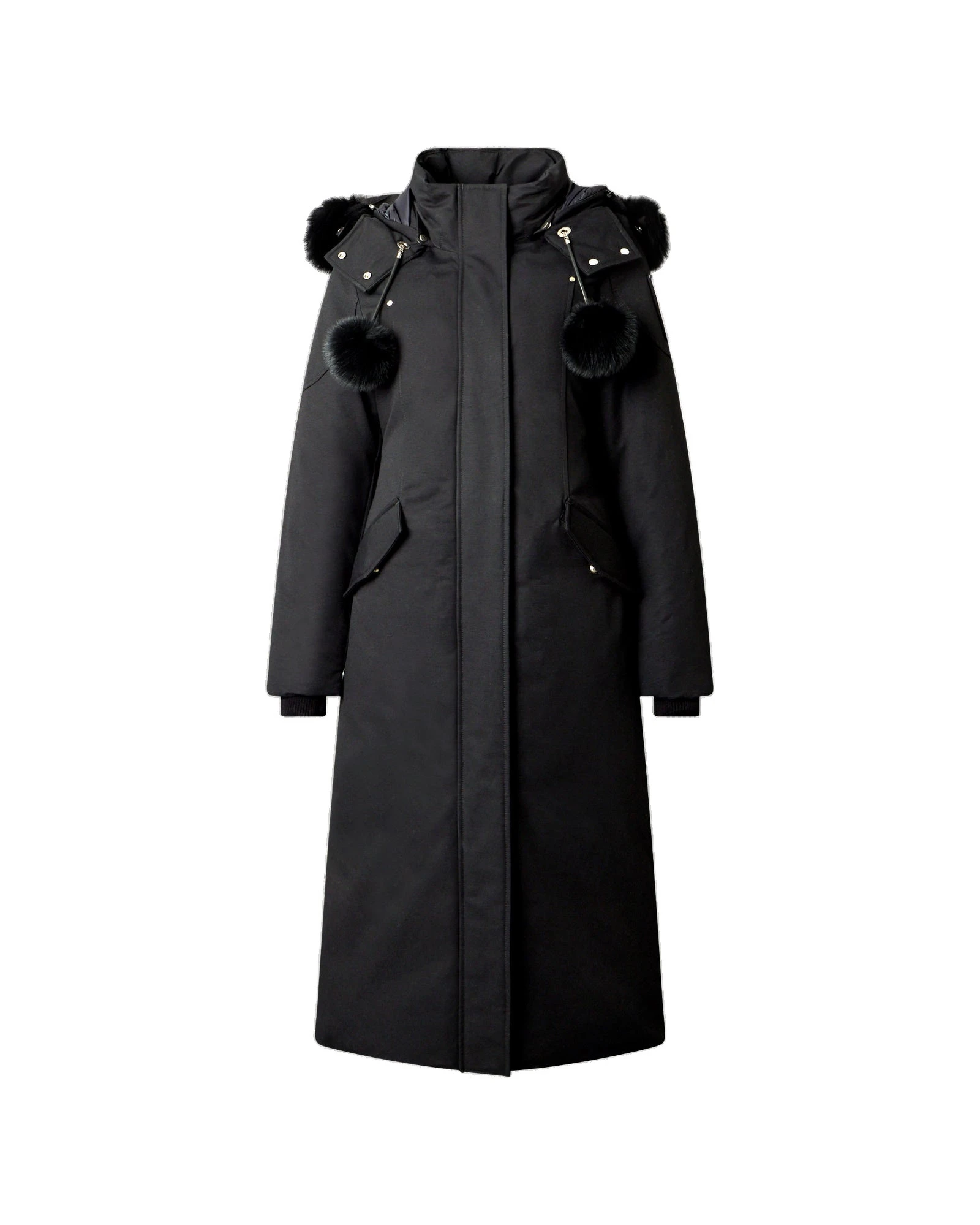 Moose Knuckles Original Stirling Long Down Parka in Black Moose Knuckles Original Stirling Long Down Parka in Black | Coveti