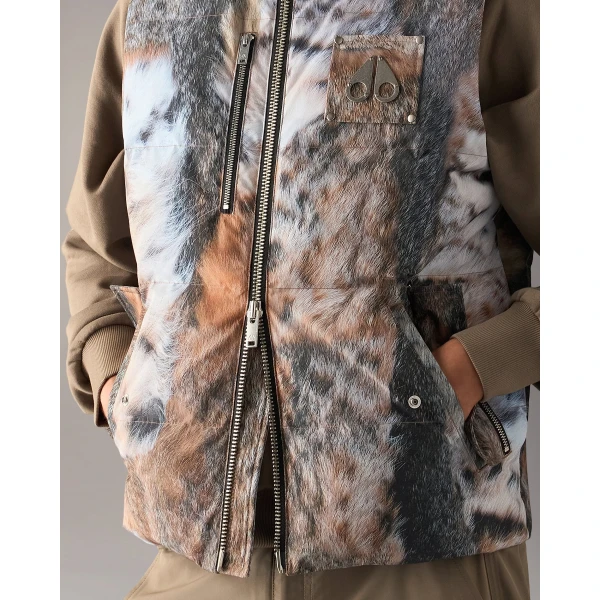 Moose Knuckles Original Westmount Camo Down Vest in Wild | Men Jackets | Coveti