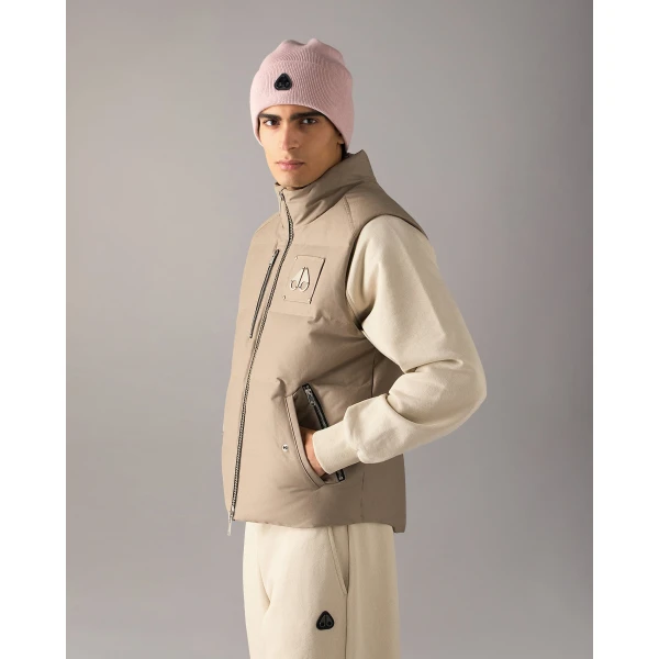 Moose Knuckles Original Westmount Down Vest in Ashen | Men Jackets | Coveti
