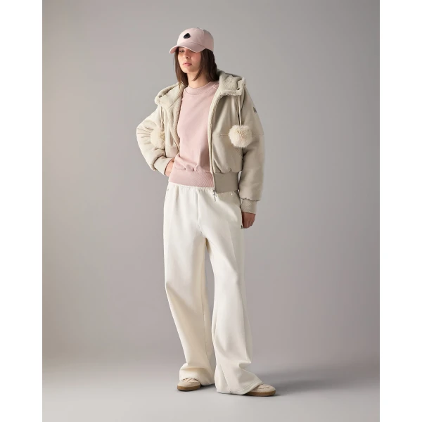 Moose Knuckles Oro Bunny Reversible Hoodie in Alabaster | Hoodies | Coveti