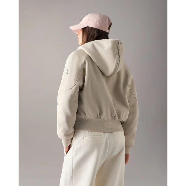 Moose Knuckles Oro Bunny Reversible Hoodie in Alabaster | Hoodies | Coveti