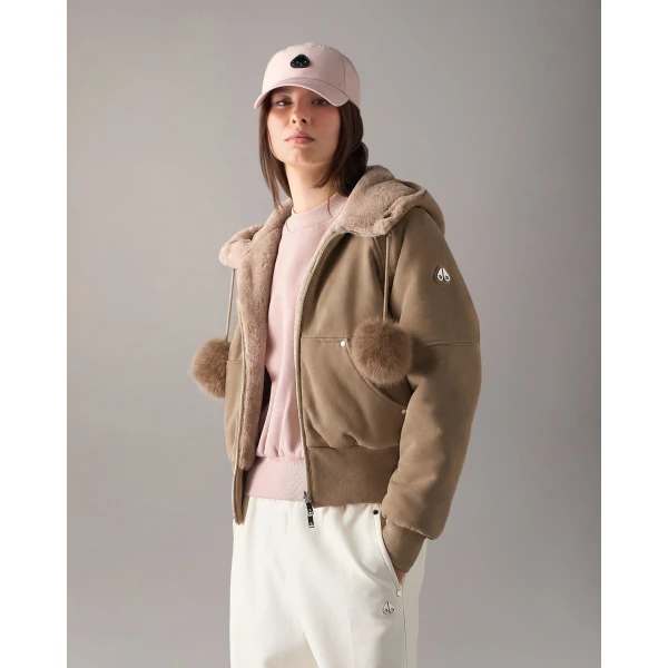 Moose Knuckles Oro Bunny Reversible Hoodie in Ashen | Hoodies | Coveti