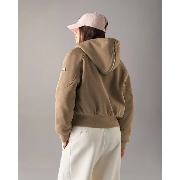 Moose Knuckles Oro Bunny Reversible Hoodie in Ashen | Hoodies | Coveti