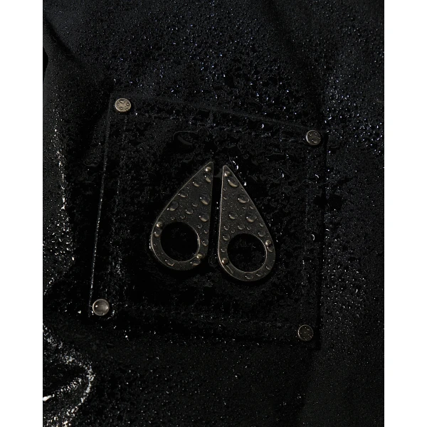 Moose Knuckles Pioneer Down & Fur Bomber in Black | Jackets | Coveti