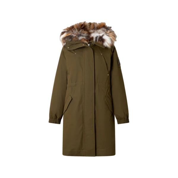 Pioneer Fur & Down Parka in Combat