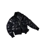 Moose Knuckles Queens Down Bomber in Black | Coveti