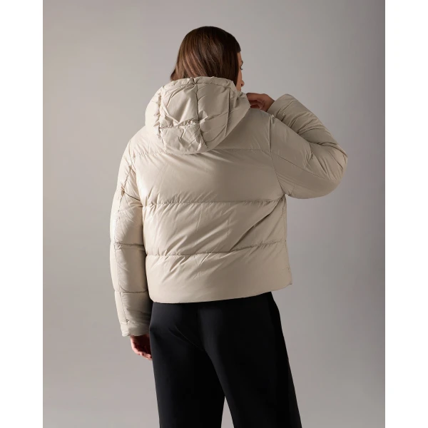 Moose Knuckles Queens Reversible Down Puffer in Alabaster | Jackets | Coveti