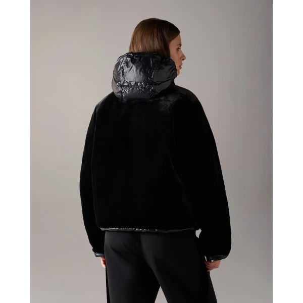 Moose Knuckles Queens Reversible Down Puffer in Black | Jackets | Coveti