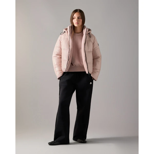 Moose Knuckles Queens Reversible Down Puffer in Rosewood | Jackets | Coveti