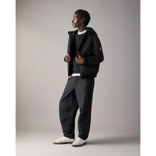 Moose Knuckles Roland Bunny Reversible Jacket in Black | Men Jackets | Coveti