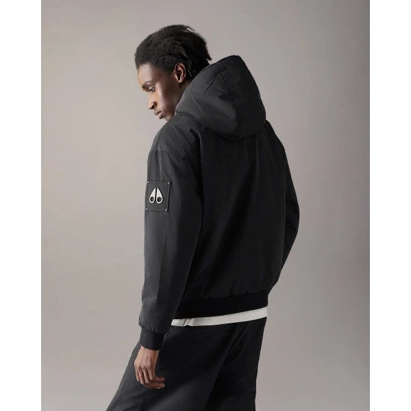 Moose Knuckles Roland Bunny Reversible Jacket in Black | Men Jackets | Coveti