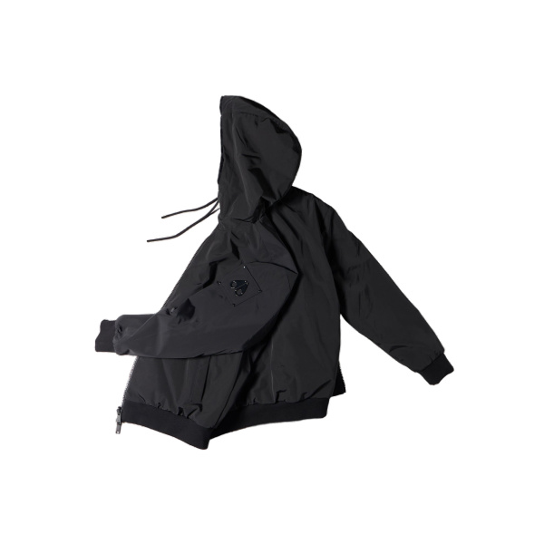Moose Knuckles Roland Bunny Reversible Jacket in Black | Coveti