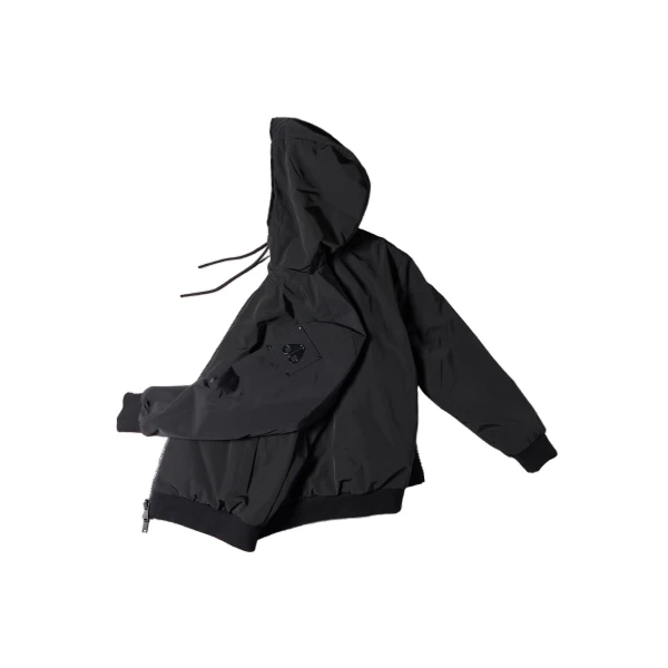Moose Knuckles Roland Bunny Reversible Jacket in Black | Coveti