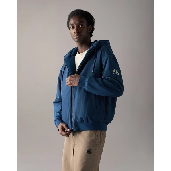 Moose Knuckles Roland Bunny Reversible Jacket in Nightfall | Men Jackets | Coveti
